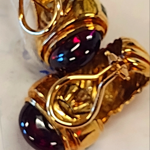 18K David Yurman Embedded Jeweled Exquisite Earrings 🎁 - Picture 6 of 12